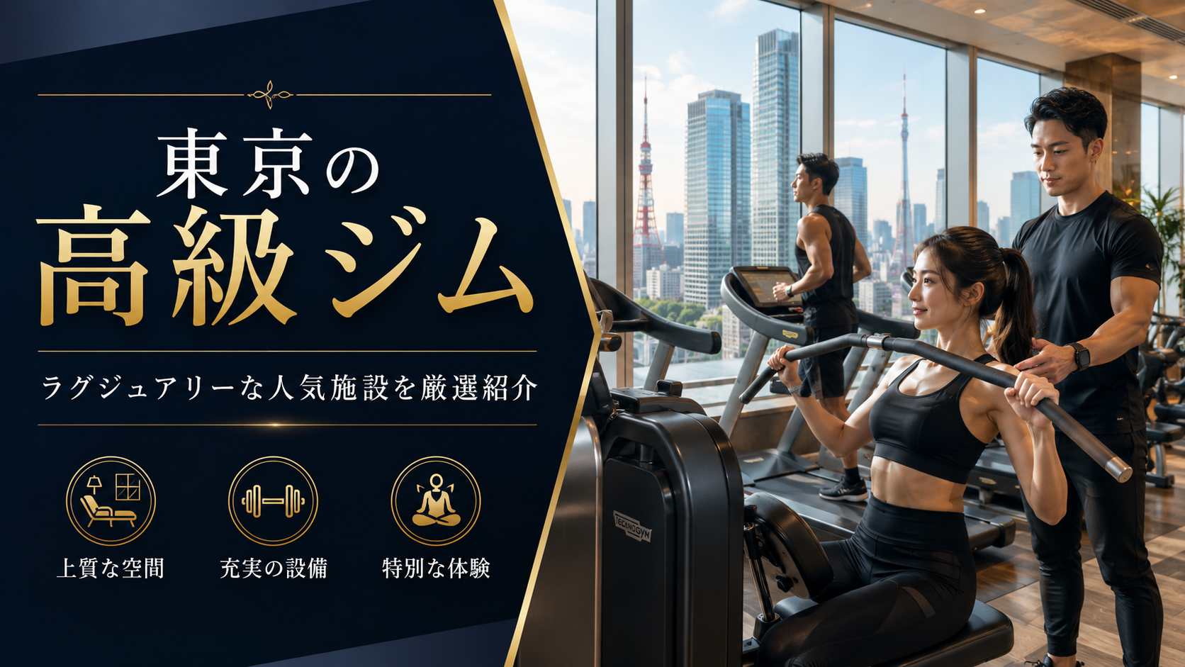 東京の高級ジムおすすめ比較|設備・サービス・立地で選ぶプレミアムジム